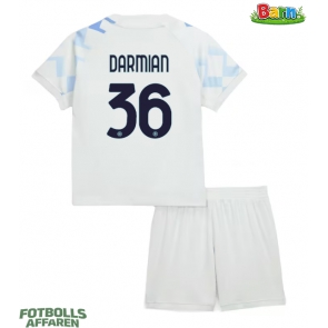 Inter Milan Matteo Darmian #36 Bortaställ Barn 2025-26 Kortärmad (+ Korta byxor)